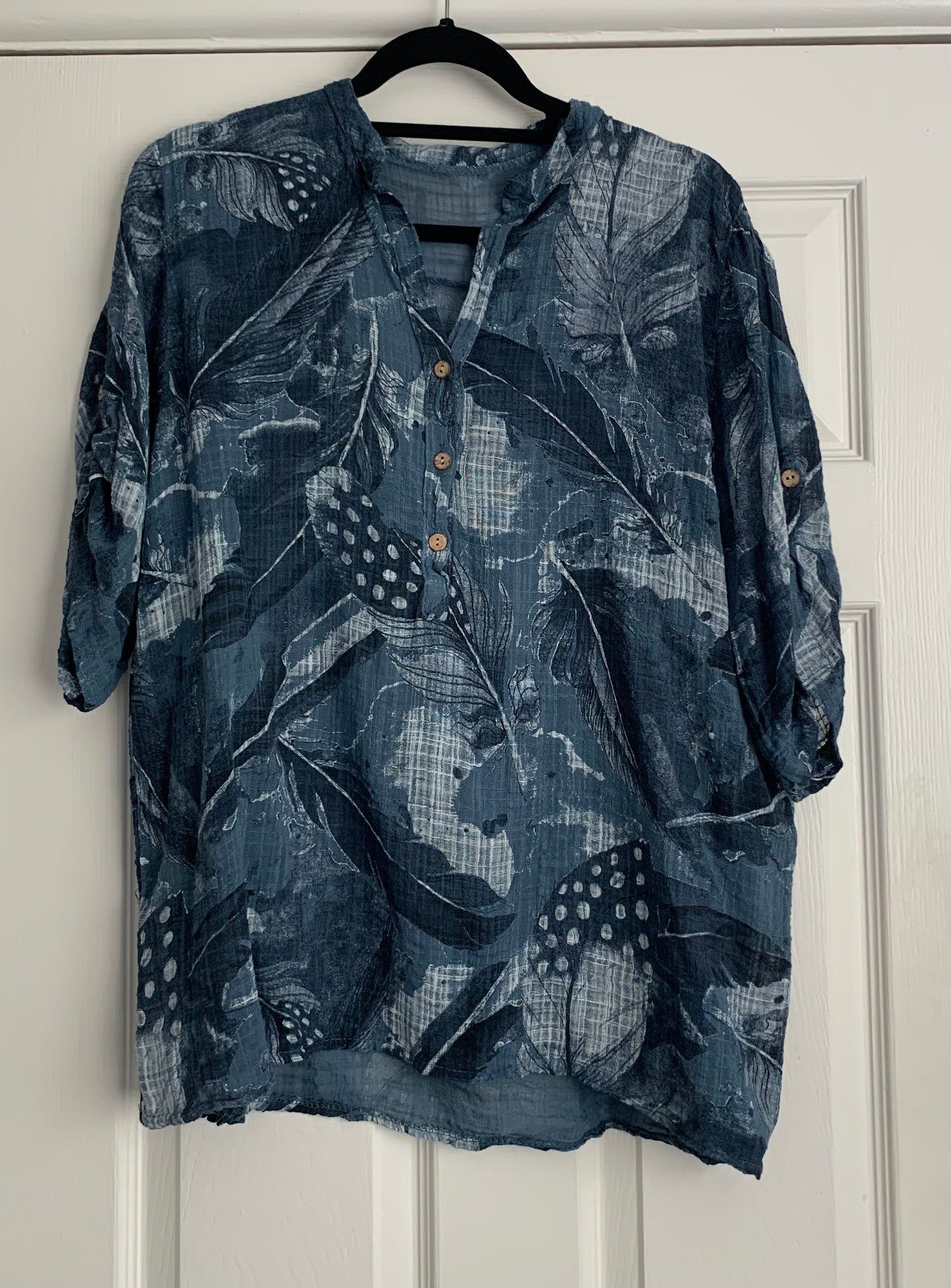 Leaf Print Shirt