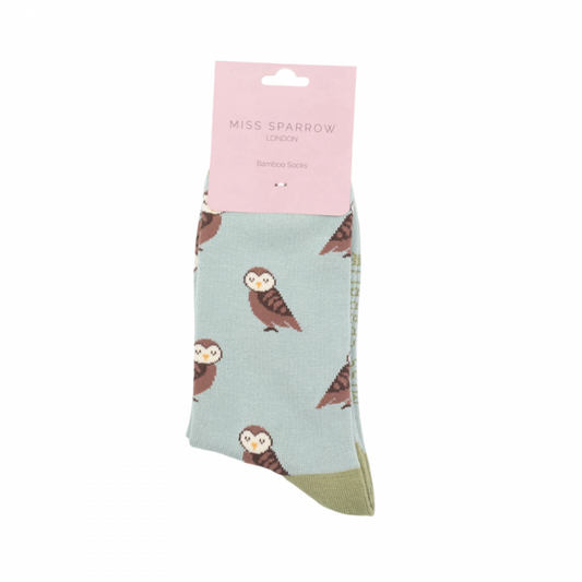 Bamboo Socks For Women - Cute Owls