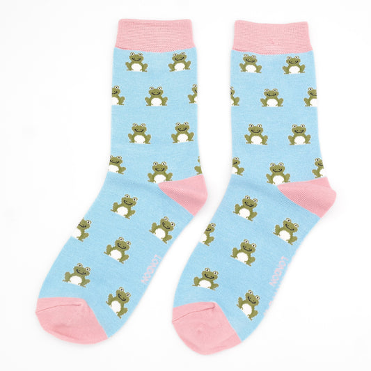 Bamboo Socks For Women - Frogs