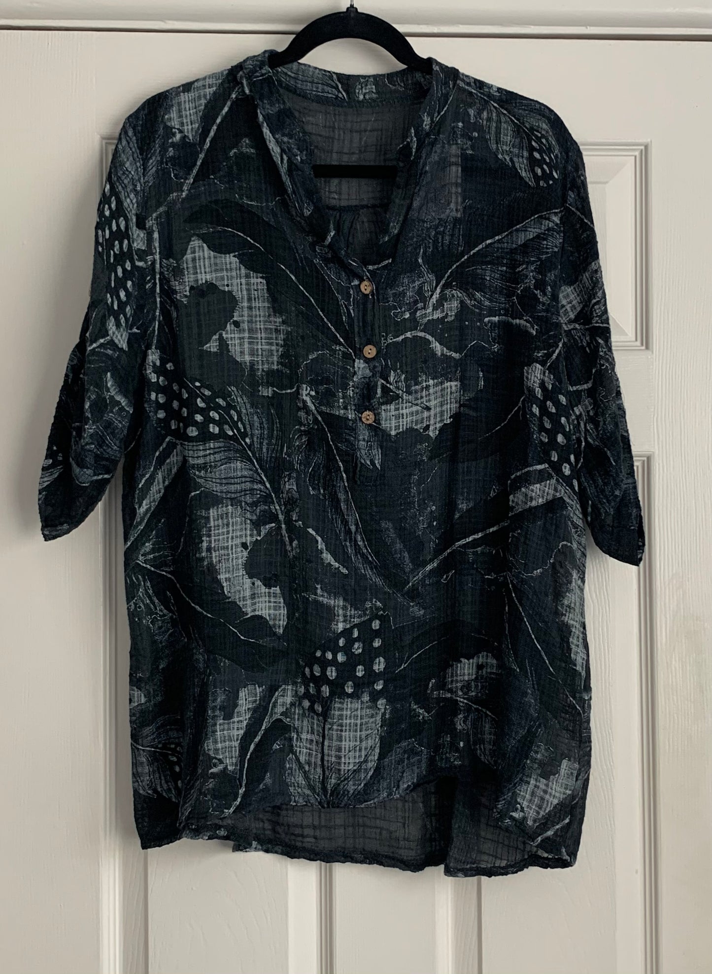 Leaf Print Shirt