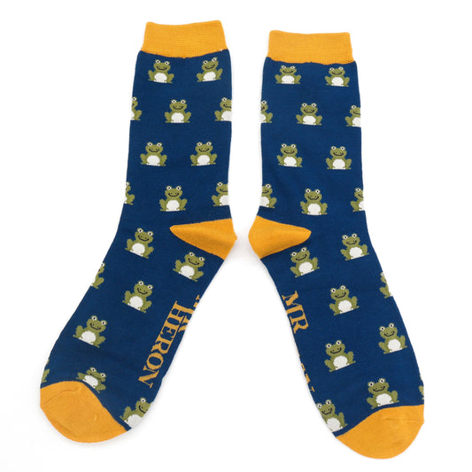 Bamboo Socks For Men - Frogs