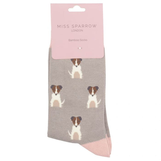 Bamboo Socks For Women - Mini Jack Russells