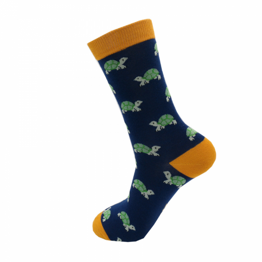 Bamboo Socks For Men - Turtles