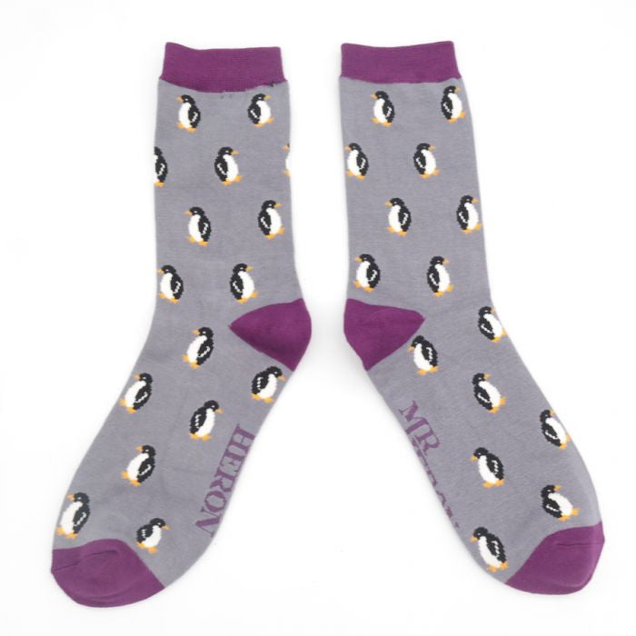 Bamboo Socks For Men - Penguins