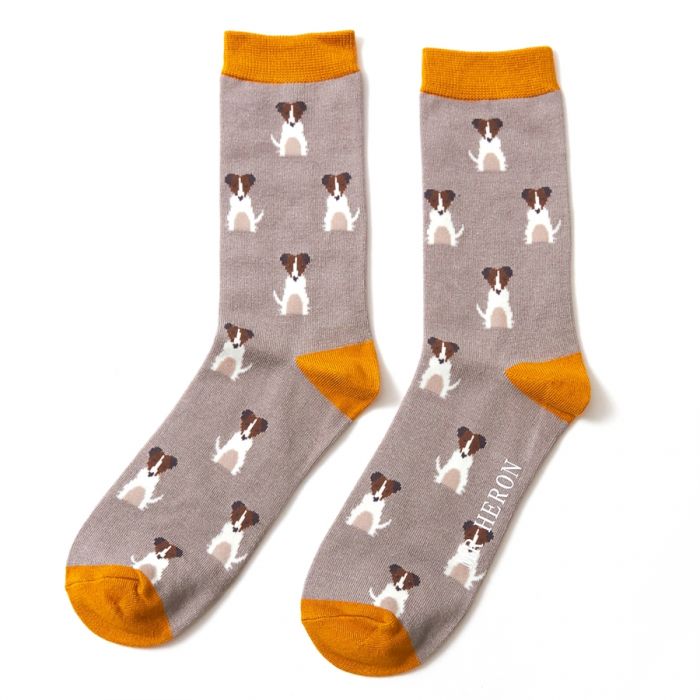 Bamboo Socks For Men - Jack Russells