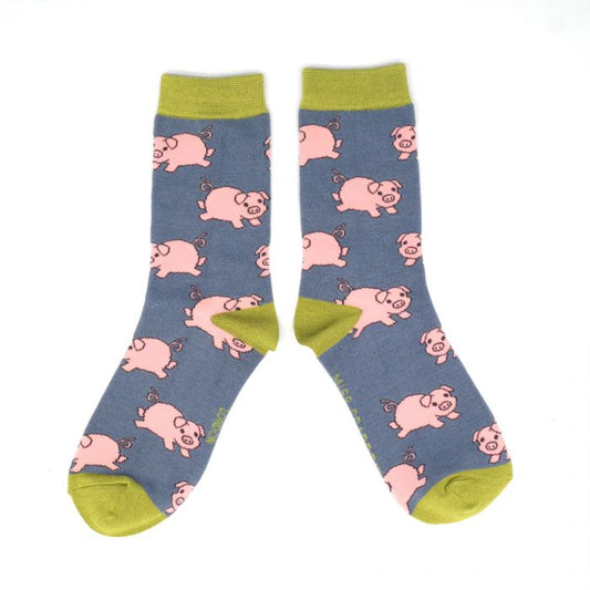 Bamboo Socks For Women - Piglets