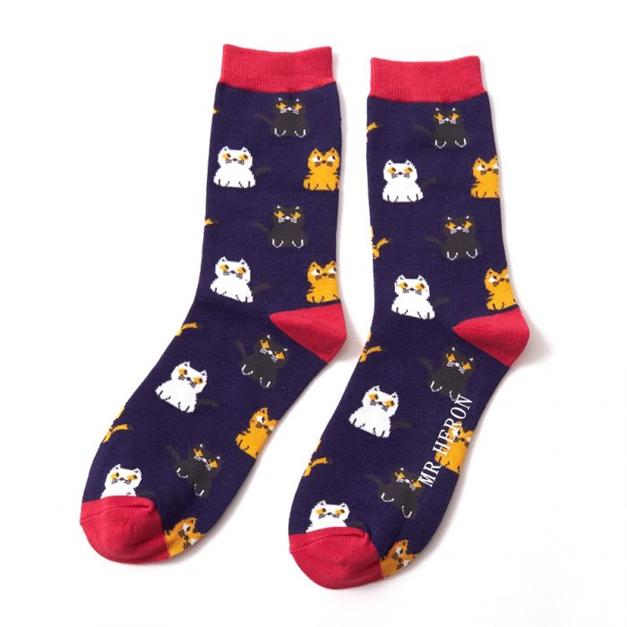 Bamboo Socks For Men - Cats