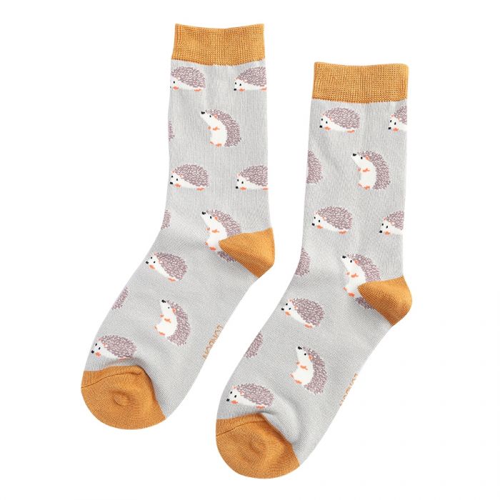 Bamboo Socks For Women - Cute Hedgehogs