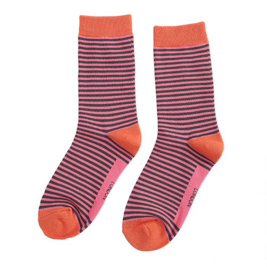 Bamboo socks For Women - Mini Stripes