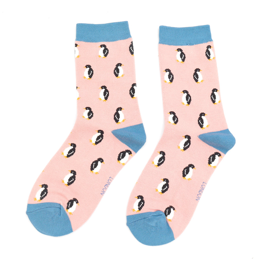 Bamboo Socks For Women - Penguins