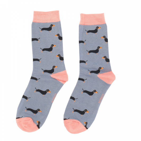 Bamboo Socks For Women - Dachshunds