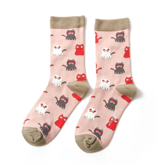 Bamboo Socks For Women - Cats