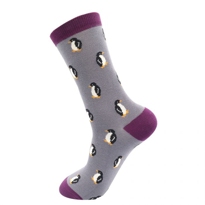 Bamboo Socks For Men - Penguins