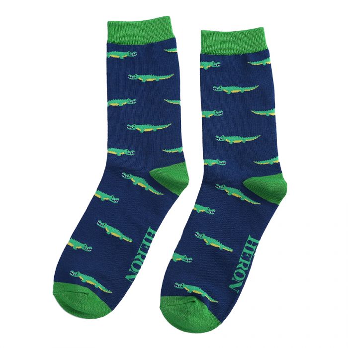 Bamboo socks For Men - Crocodiles