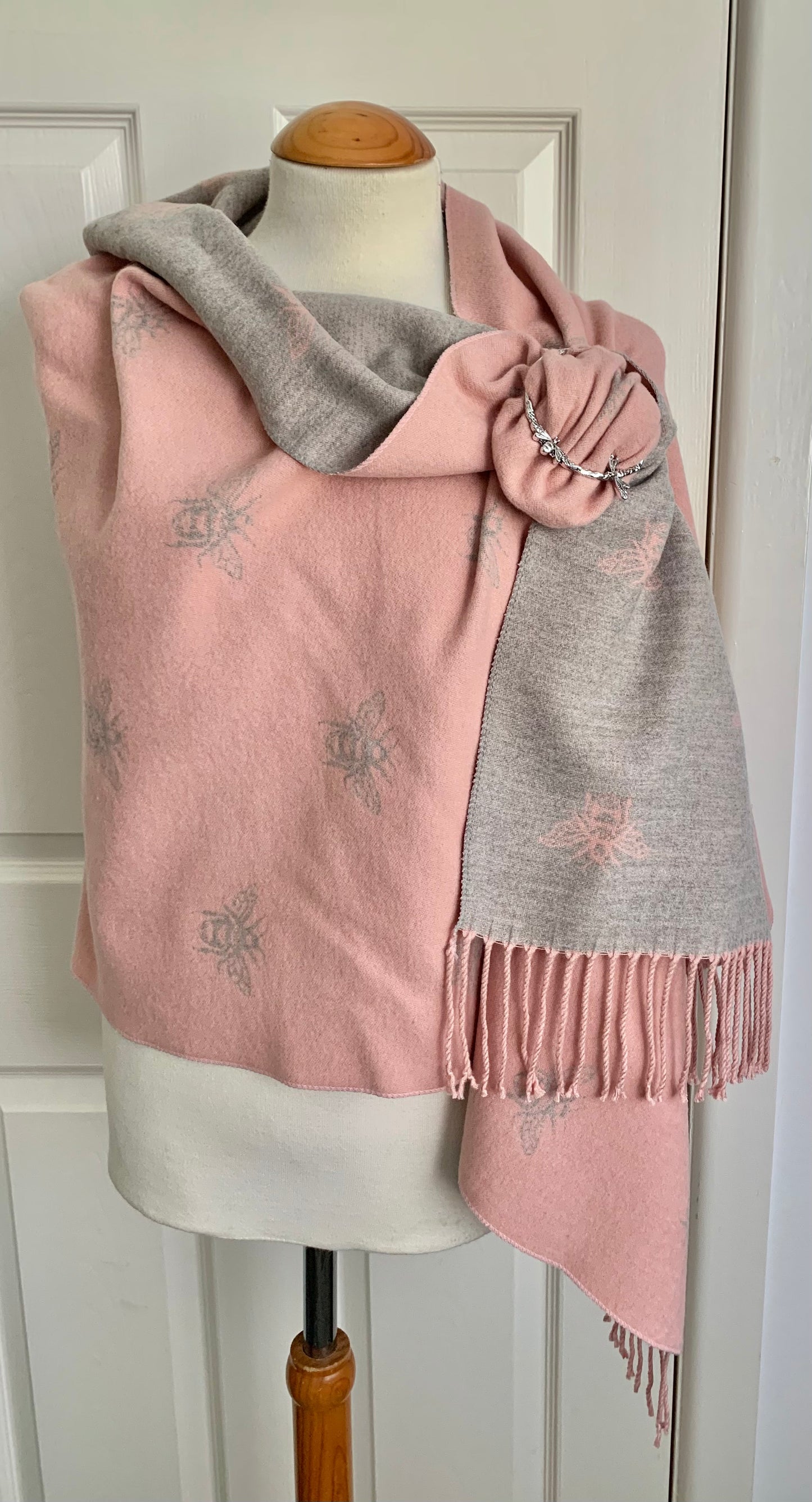 Super Soft Cashmere Blend Reversible Wrap/Pashmina