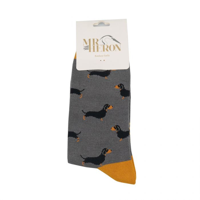 Bamboo Socks For Men - Dachshunds