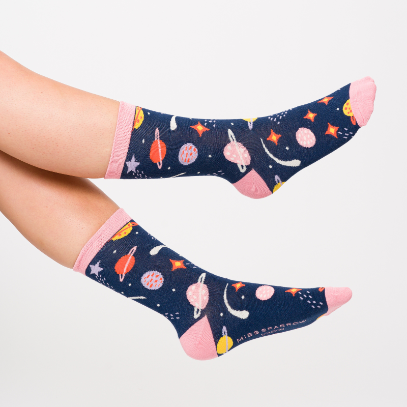 Bamboo Socks for Women - Space