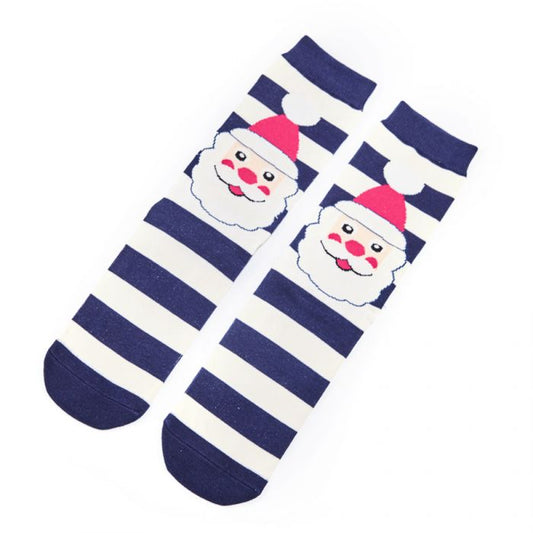 Christmas Bamboo Socks For Men - Santa Face