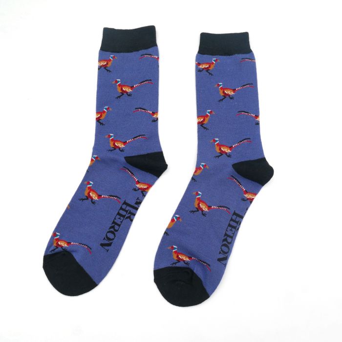 Bamboo Socks For Men - Pheasants