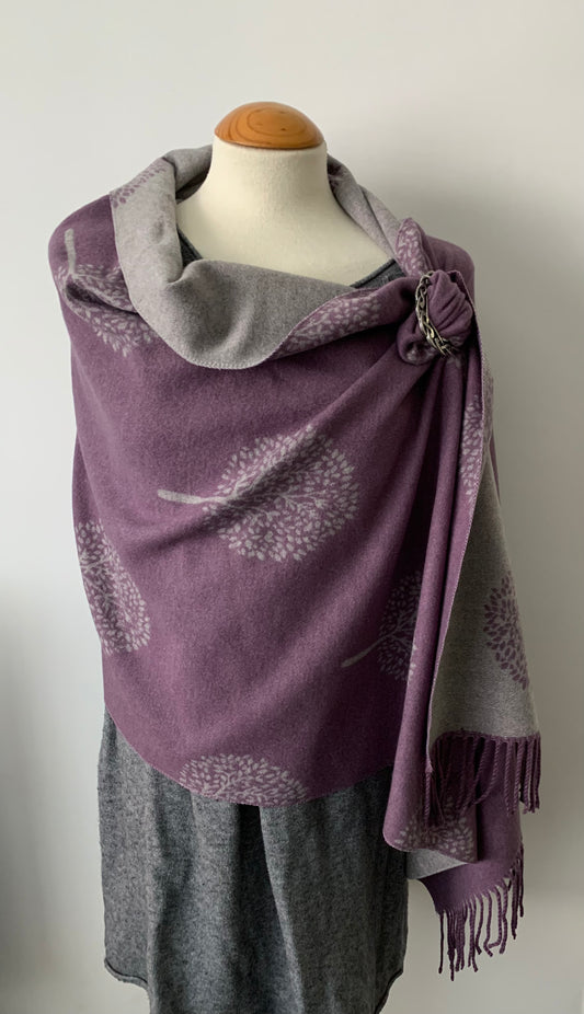 Super Soft Cashmere Blend Reversible Pashmina/Wrap