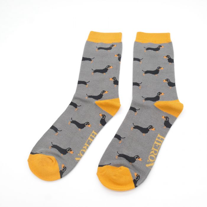 Bamboo Socks For Men - Dachshunds