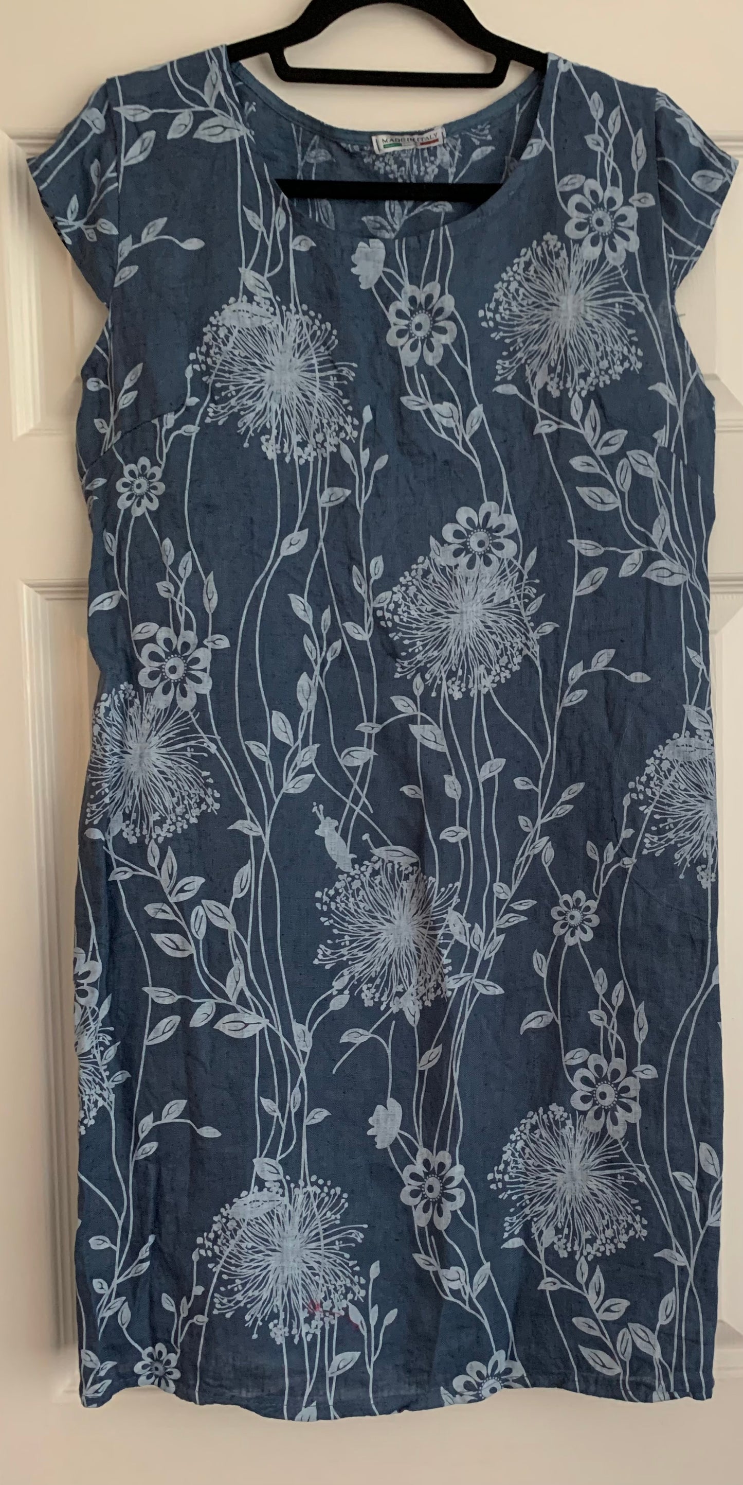 Linen Dress - Dandelion Print