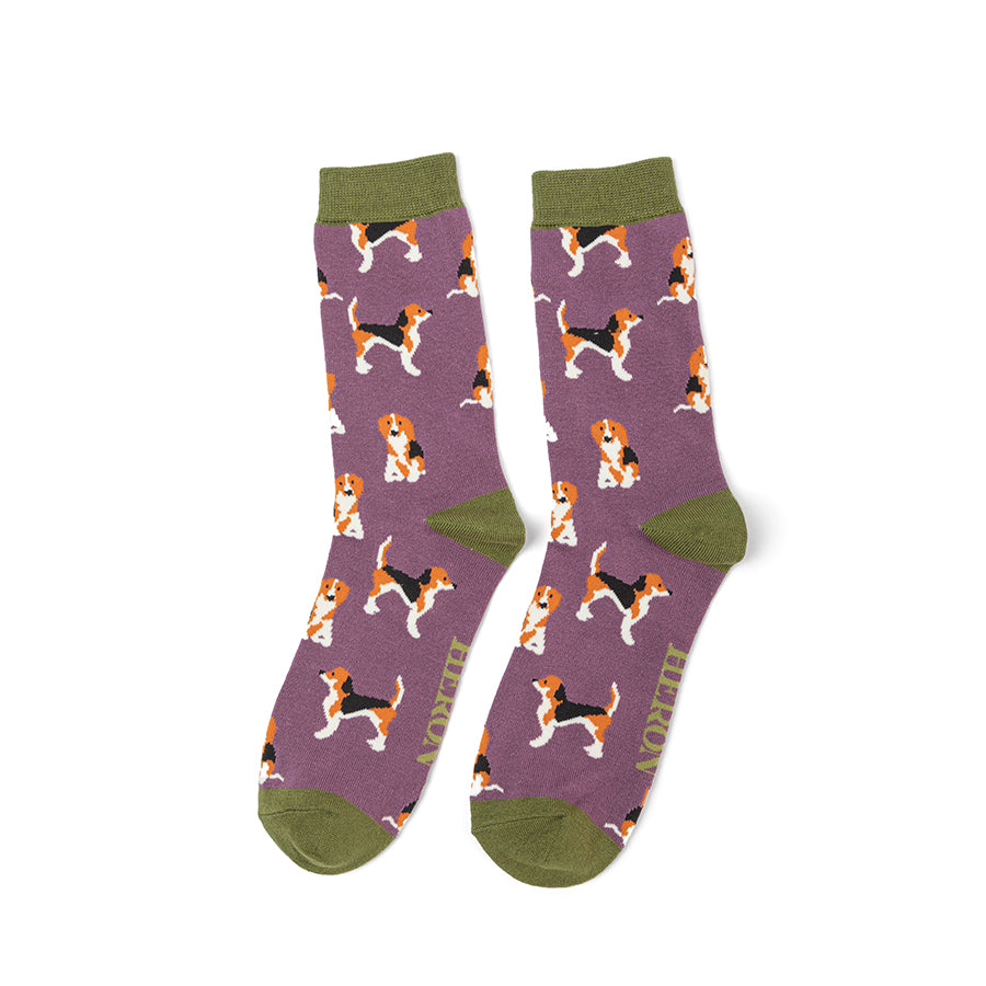Bamboo Socks For Men - Beagles