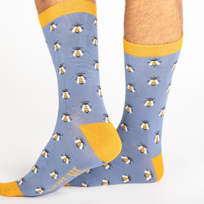 Bamboo Socks For Men - Bees