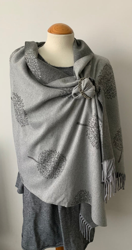 Super Soft Cashmere Blend Reversible Pashmina/Wrap