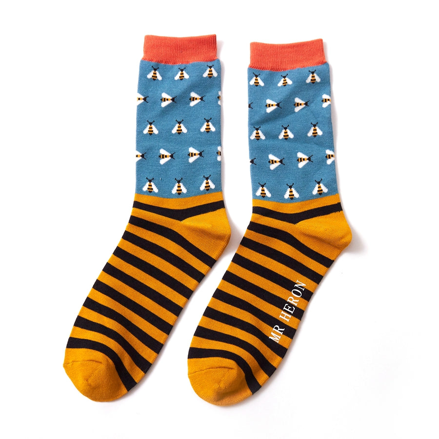 Bamboo Socks For Men - Bees