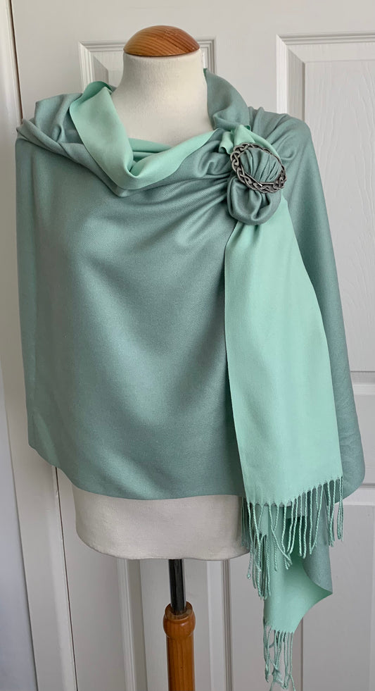 Luxury Designer Cashmere Blend Wrap/Pashmina