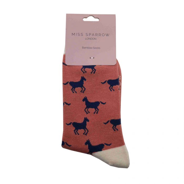 Bamboo Socks For Women - Horses