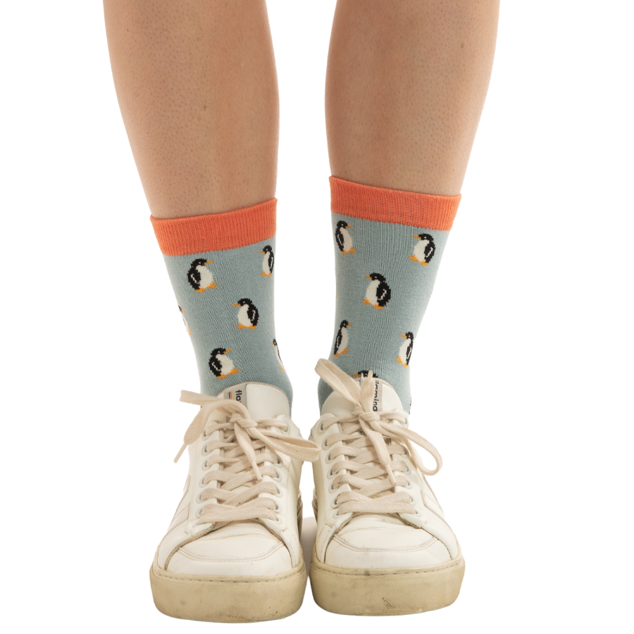 Bamboo Socks For Women - Penguins