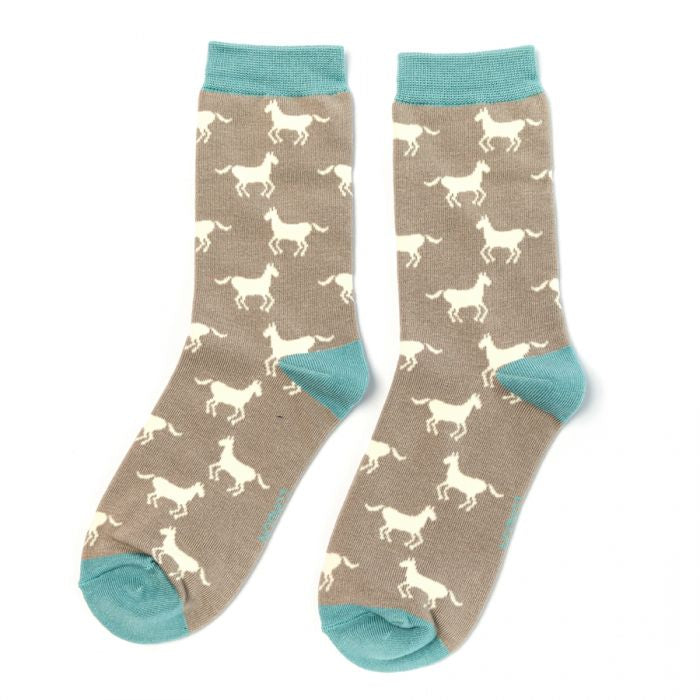 Bamboo Socks For Women - Horses