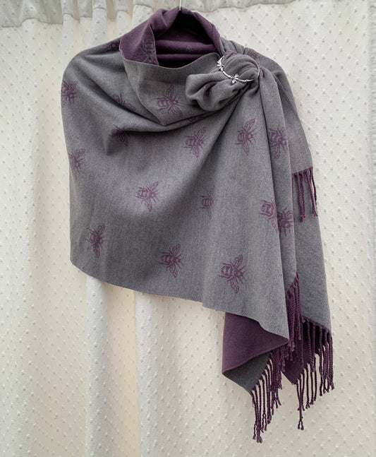 Super Soft Cashmere Blend Reversible Wrap/Scarf