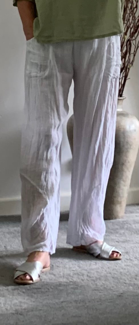 100% Linen Trousers