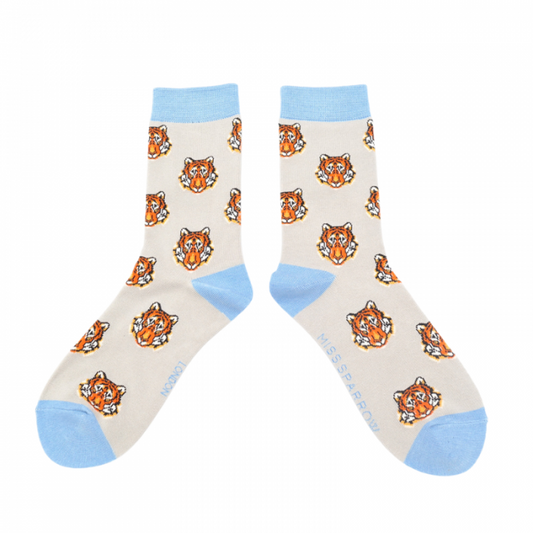 Bamboo Socks For Women - Tigers