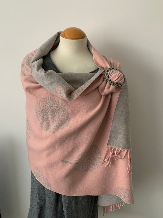 Super Soft Cashmere Blend Reversible Pashmina/Wrap