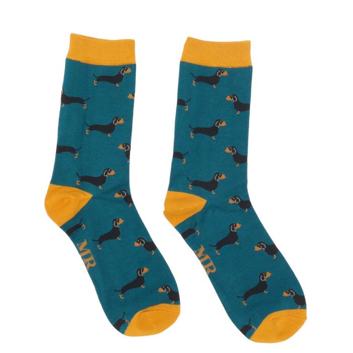 Bamboo Socks For Men - Dachshunds