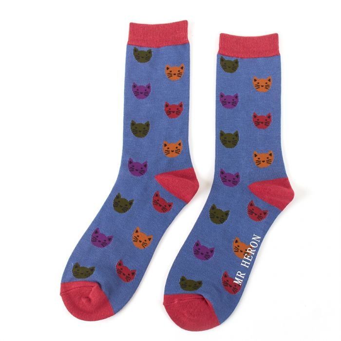 Bamboo Socks For Men - Cats