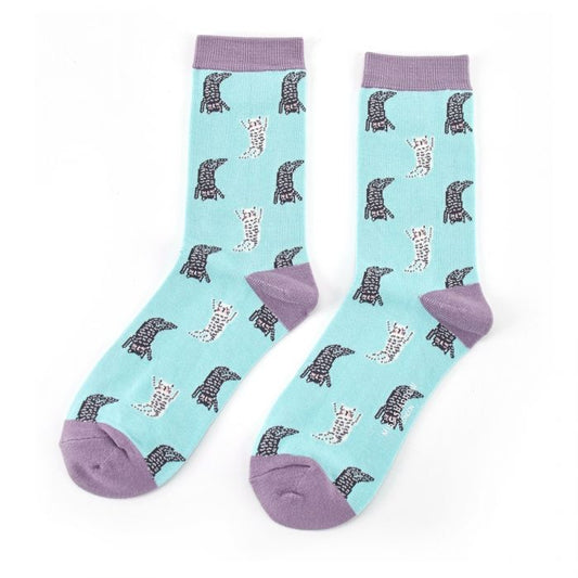 Bamboo Socks For Women - Lazy Cats