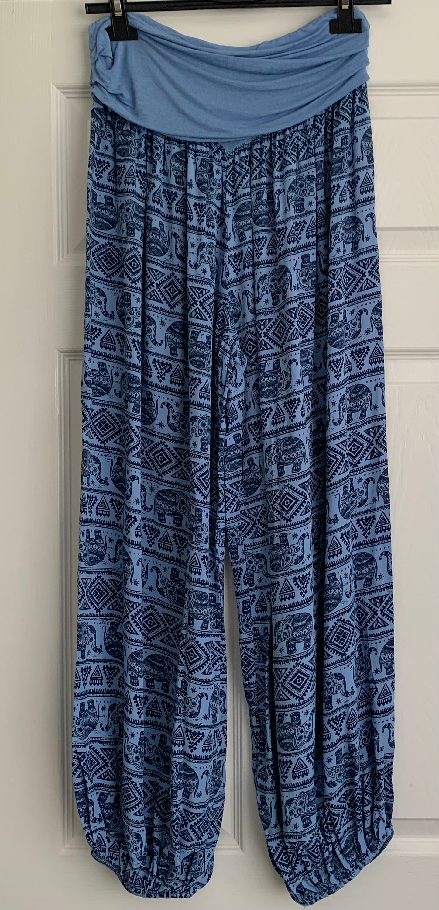 Elephant Print Harem Trousers