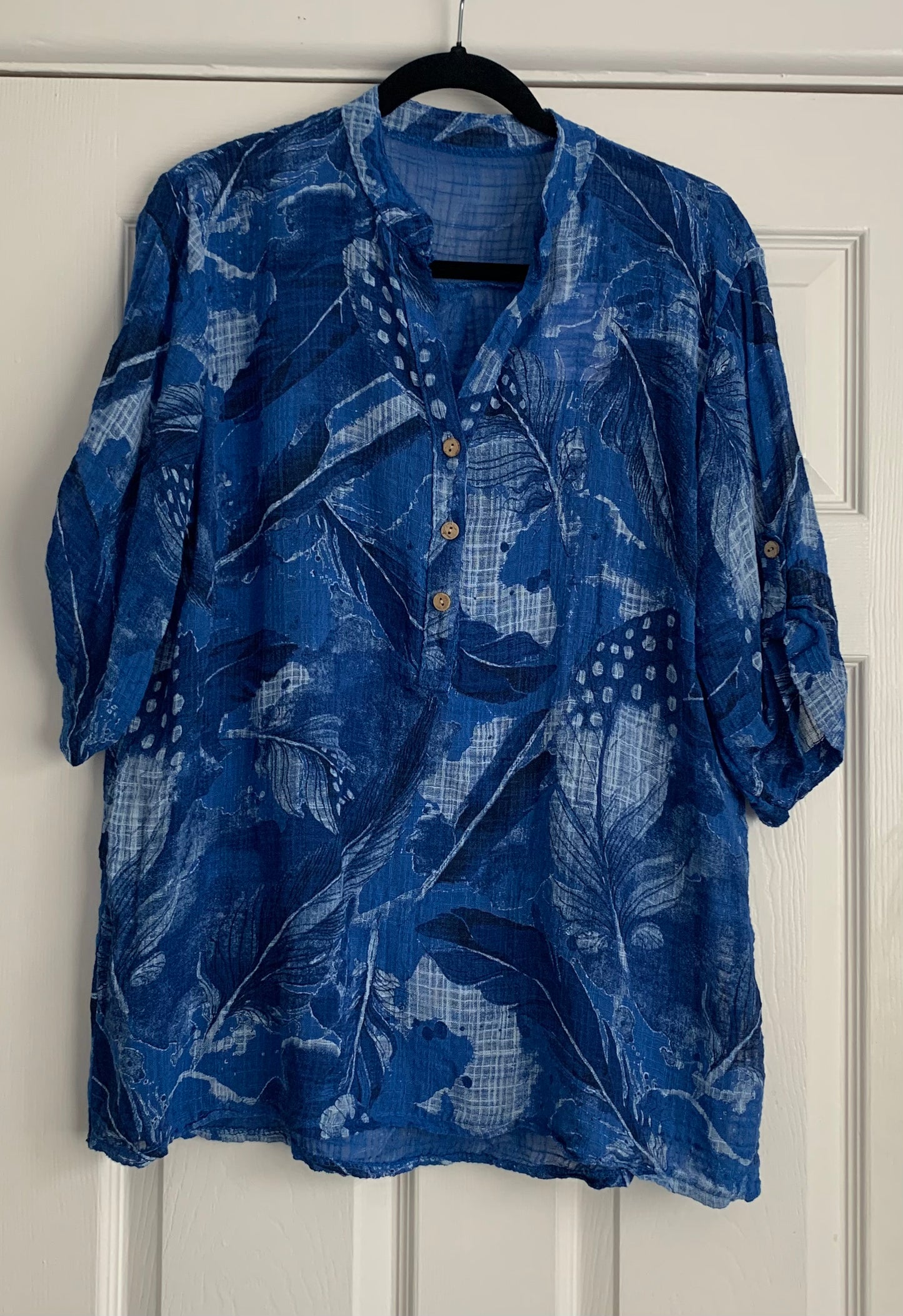 Leaf Print Shirt