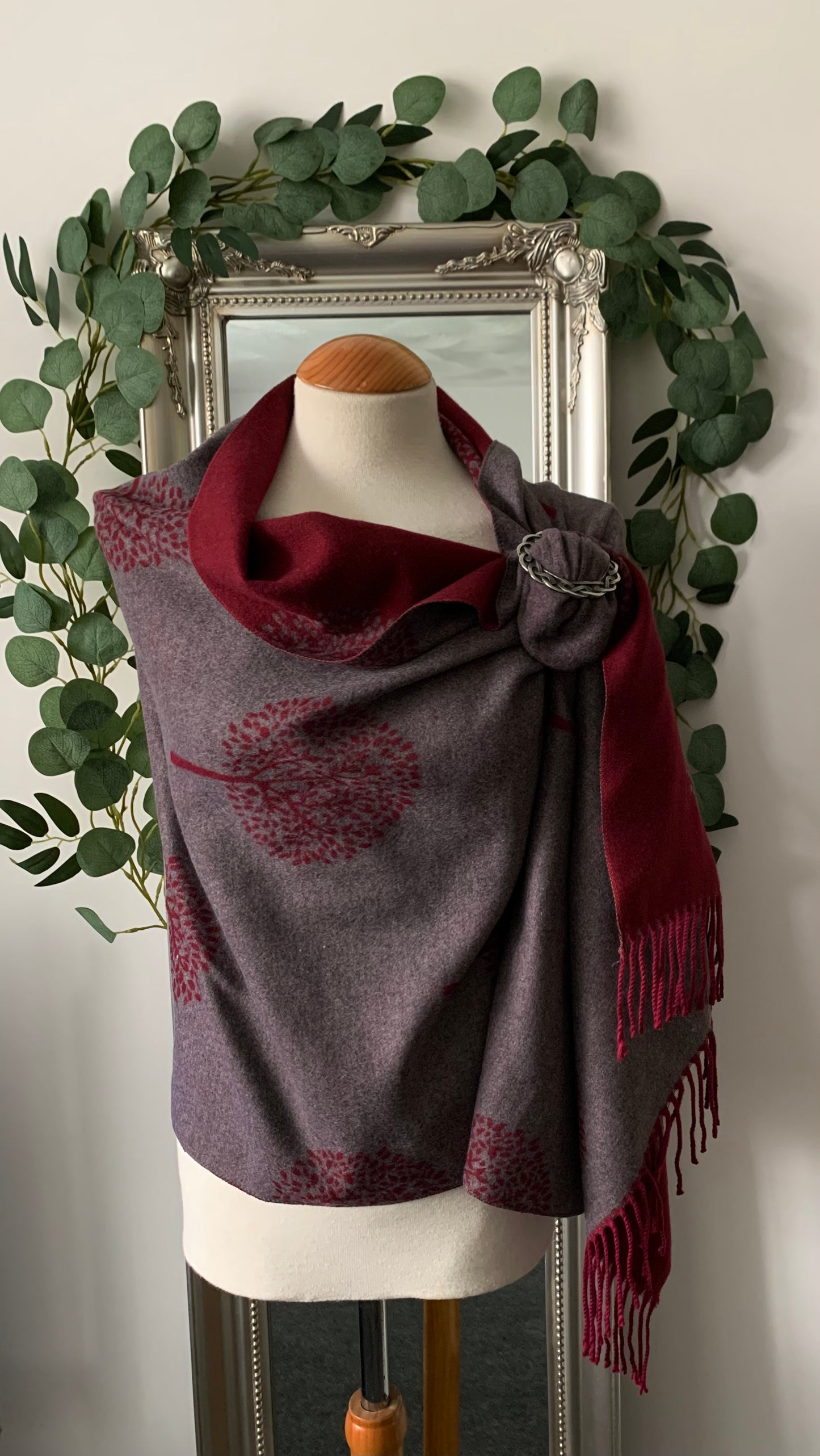 Super Soft Cashmere Blend Reversible Wrap/Pashmina