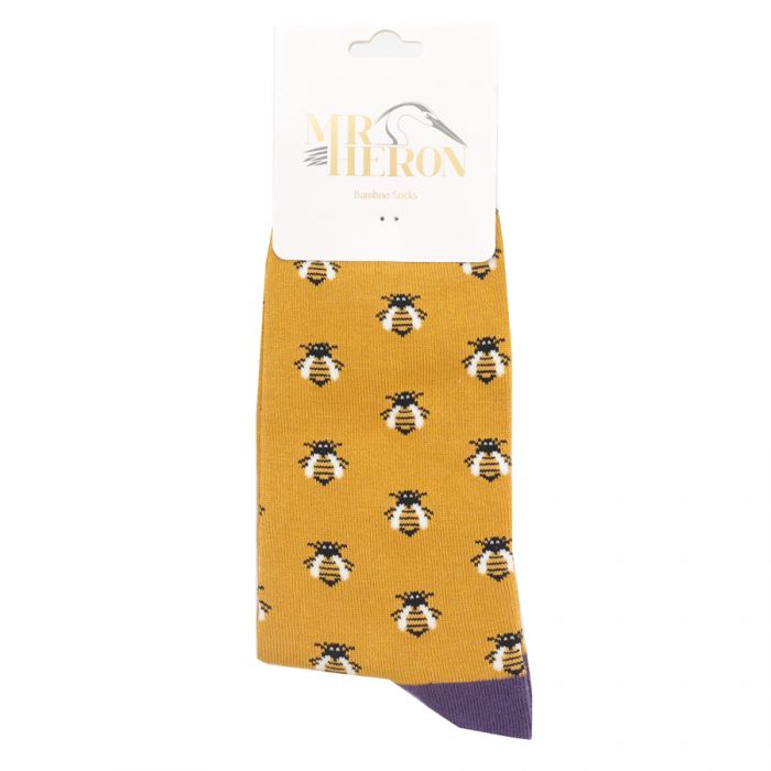 Bamboo Socks For Men - Bees