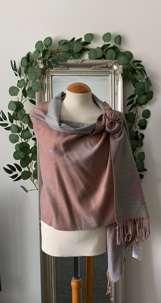 Super Soft Cashmere Blend Reversible Pashmina/Wrap