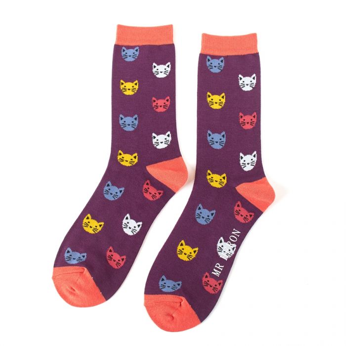 Bamboo Socks For Men - Cats