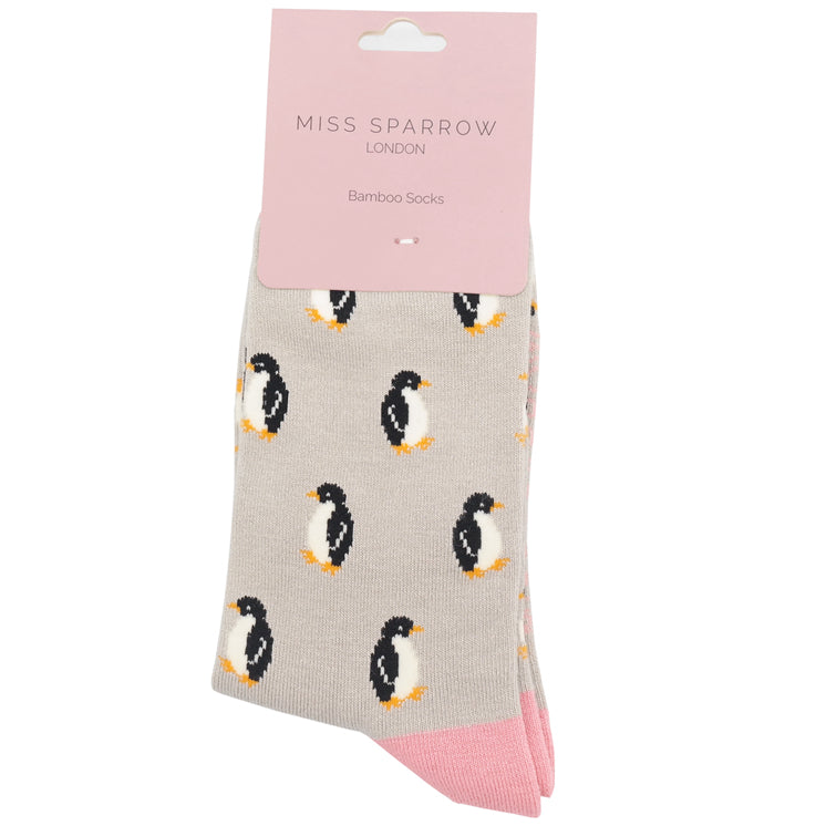 Bamboo Socks For Women - Penguins