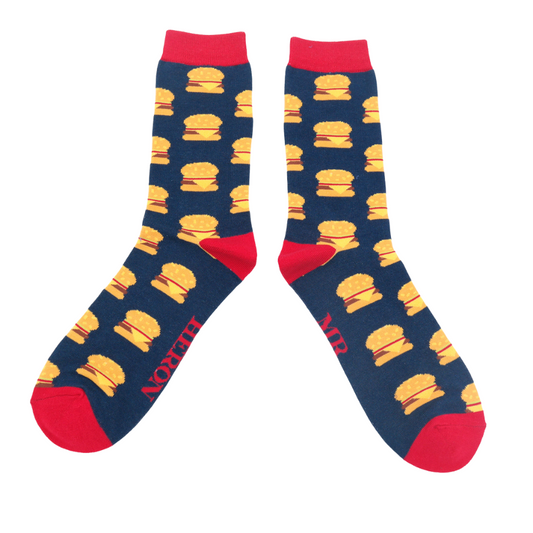 Bamboo Socks For Men - Burgers